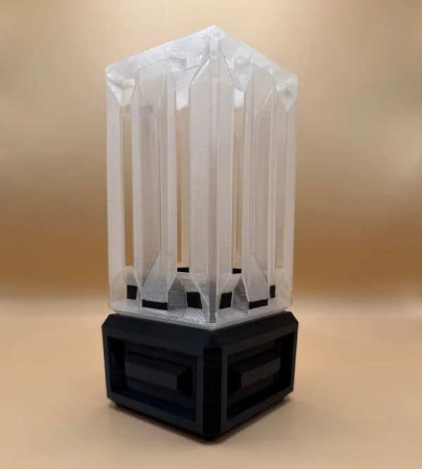 Stunning 3D Printed Modern Geometric Table Lamp | Premium LED Light UK