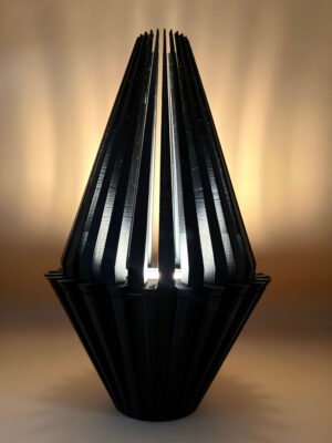 Premium Two-in-One 3D Printed Vase Lamp UK | Modern LED Flower Vase & Ambient Table Lamp