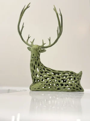 Printnests3d_3D Printed Deer Model for Home Decoration 2