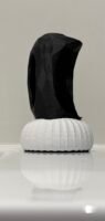 3D Printed Abstract Vase Black & White
