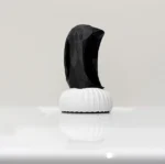 3D Printed Abstract Vase Black & White