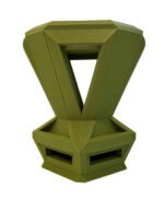 Architectural Black Vase – Bold 3D Printed Art Sculpture for Modern & Stylish Interiors
