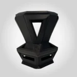 Architectural Black Vase – Bold 3D Printed Art Sculpture for Modern & Stylish Interiors