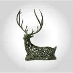 3D Printed Artistic Deer Sculpture