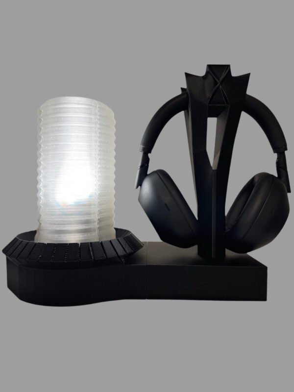Headphone Stand and Lamp - Custom 3D printed