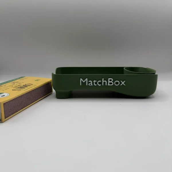 Sleek 3D Printed Matchbox Holder UK – Minimalist Kitchen & Fireplace Organizer