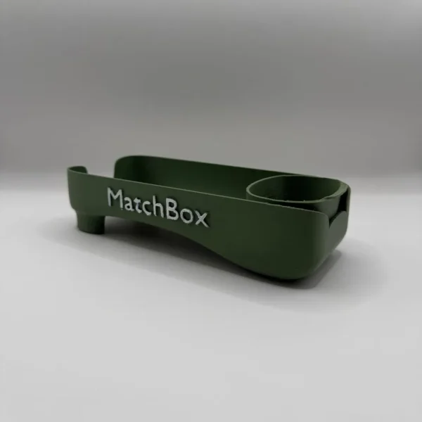 Sleek 3D Printed Matchbox Holder UK – Minimalist Kitchen & Fireplace Organizer