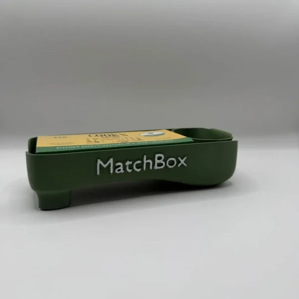 Sleek 3D Printed Matchbox Holder UK – Minimalist Kitchen & Fireplace Organizer