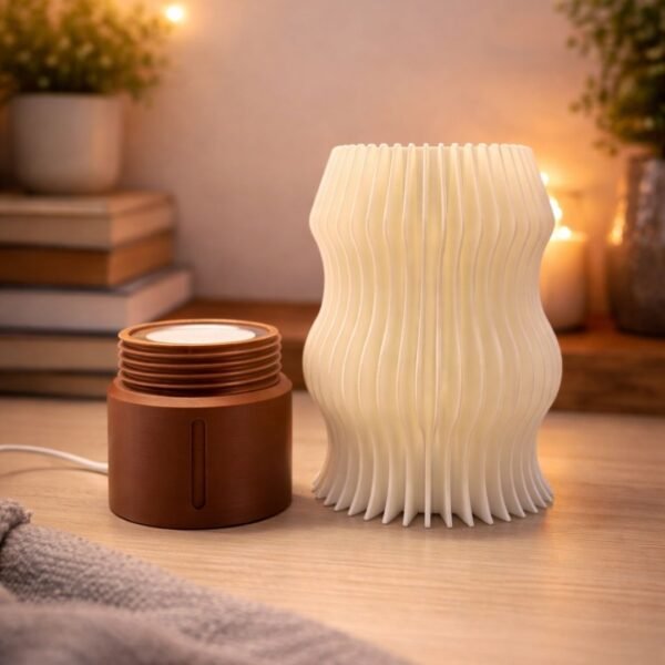 Elegant 3D Printed Night Lamp UK – Modern Ambient Lighting for Cozy Spaces