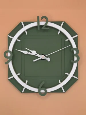 Stunning 3D Printed Wall Clock UK – Modern Silent Geometric Home Decor