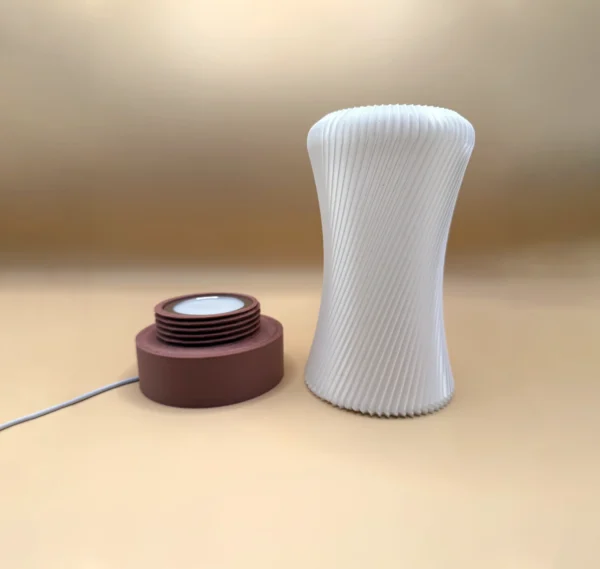 Stunning 3D Printed Ambient Lamp UK – Modern Minimalist LED Table Lamp