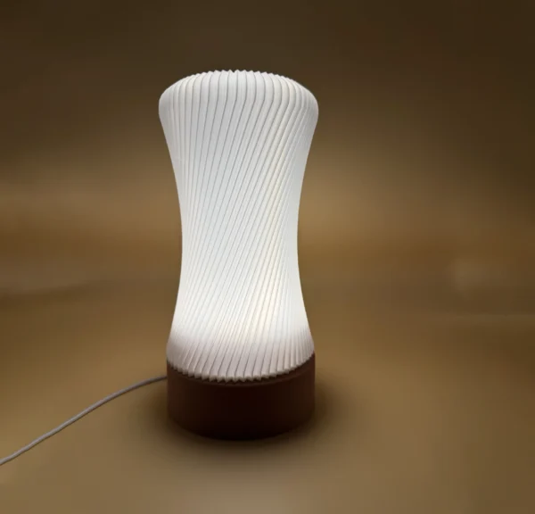 Stunning 3D Printed Ambient Lamp UK – Modern Minimalist LED Table Lamp