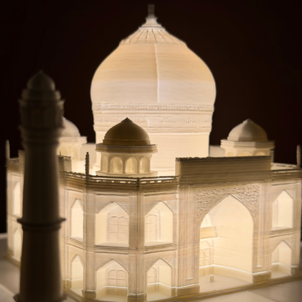 Premium 3D Printed Taj Mahal LED Lamp UK