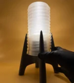 Stunning 3D Printed Rechargeable Bedside Lamp – Premium Wireless Ambient Light UK
