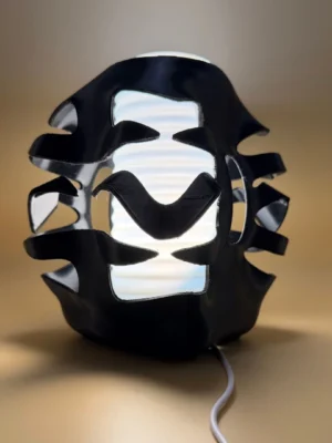 Stunning 3D Printed Sculptural Ambient Lamp | Exclusive LED Light UK