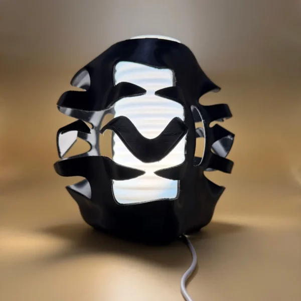 Stunning 3D Printed Sculptural Ambient Lamp | Exclusive LED Light UK